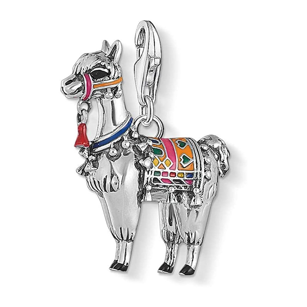 Alpaca Llama Sterling Silver Dangle Pendant Lobster Clasp Charm - Bolenvi Pandora Disney Chamilia Jewelry 