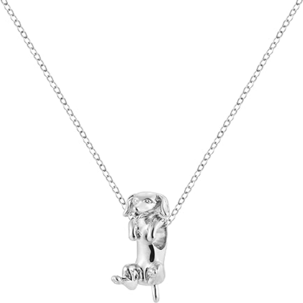 Dachshund Weiner Dog Necklace - Bolenvi Pandora Disney Chamilia Cartier Tiffany Charm Bead Bracelet Jewelry 