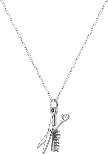 Hairdresser Hairstylist Necklace - Bolenvi Pandora Disney Chamilia Cartier Tiffany Charm Bead Bracelet Jewelry 