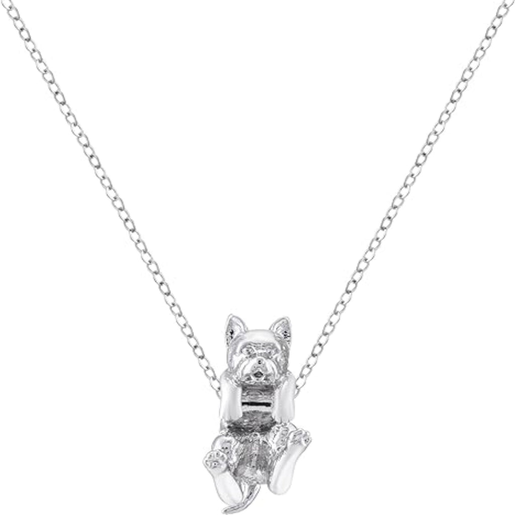 Dangling Dog Cute Breeds Pendant Necklace - Bolenvi Pandora Disney Chamilia Cartier Tiffany Charm Bead Bracelet Jewelry 