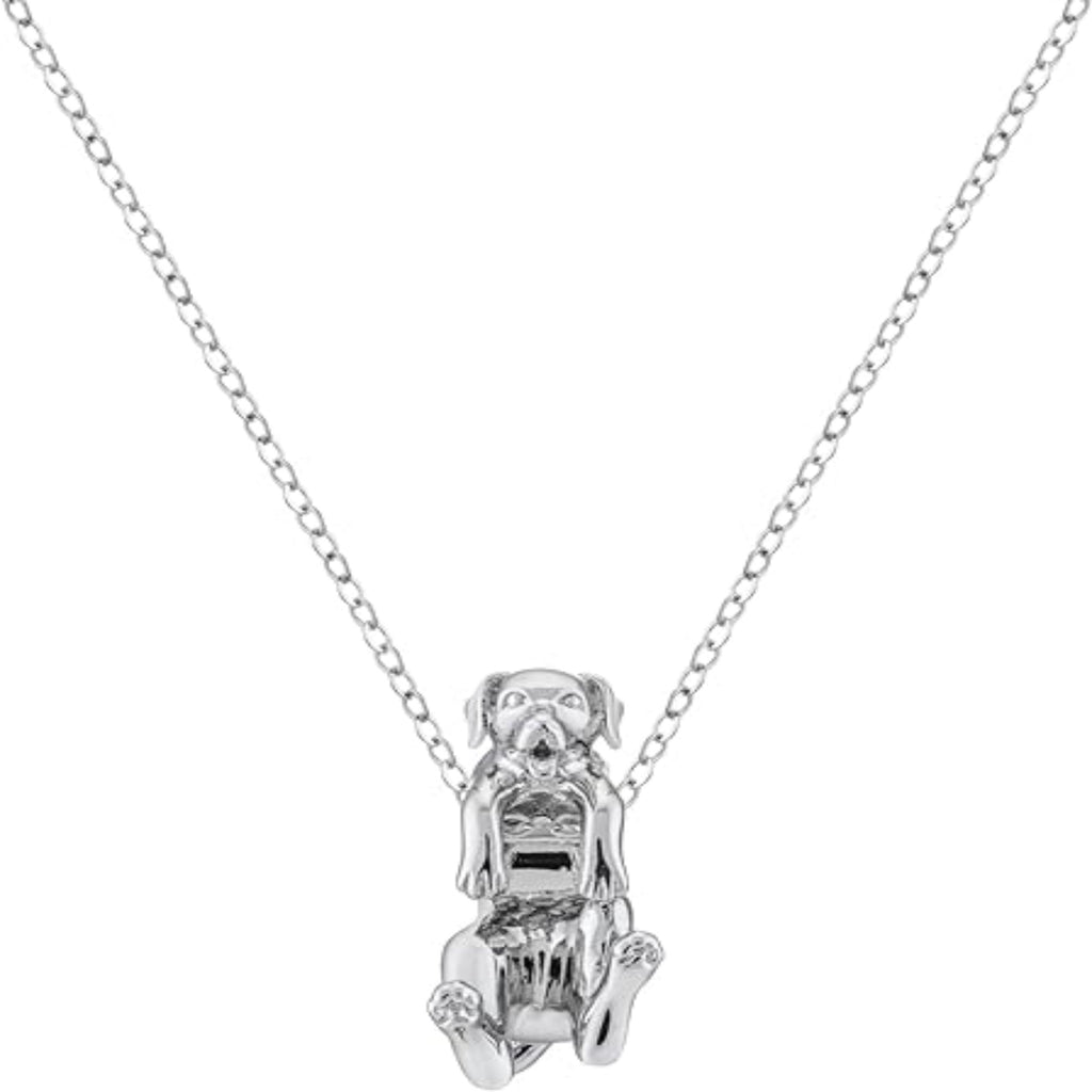 Labrador Retriever Dangling Dog Necklace - Bolenvi Pandora Disney Chamilia Cartier Tiffany Charm Bead Bracelet Jewelry 