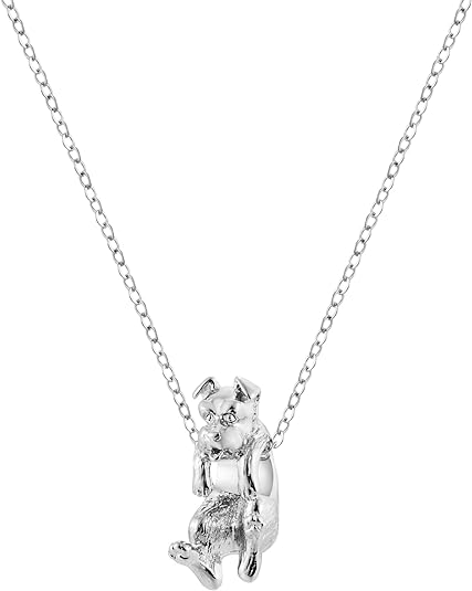 Schnauzer Dog Dangle Necklace - Bolenvi Pandora Disney Chamilia Cartier Tiffany Charm Bead Bracelet Jewelry 