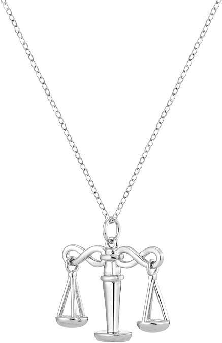 Justice Scale Libra Adjustable Size Necklace - Bolenvi Pandora Disney Chamilia Cartier Tiffany Charm Bead Bracelet Jewelry 