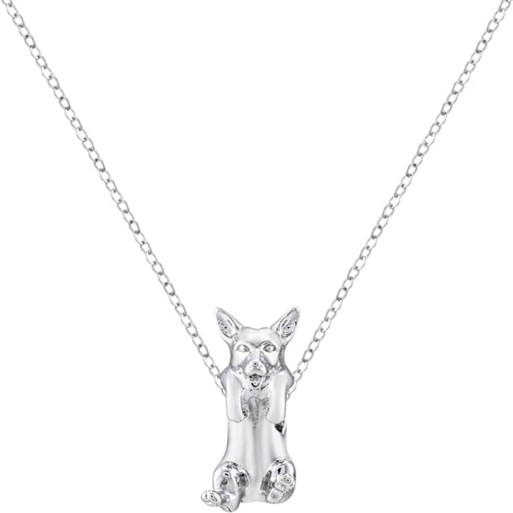 Corgi Dangling Necklace - Bolenvi Pandora Disney Chamilia Cartier Tiffany Charm Bead Bracelet Jewelry 