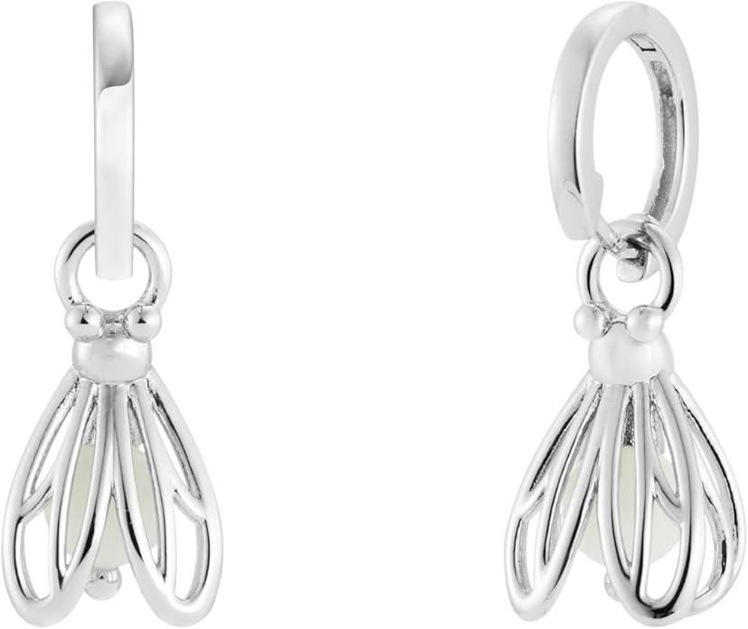 Glow in Dark Firefly Dangle Earrings - Bolenvi Pandora Disney Chamilia Cartier Tiffany Charm Bead Bracelet Jewelry 