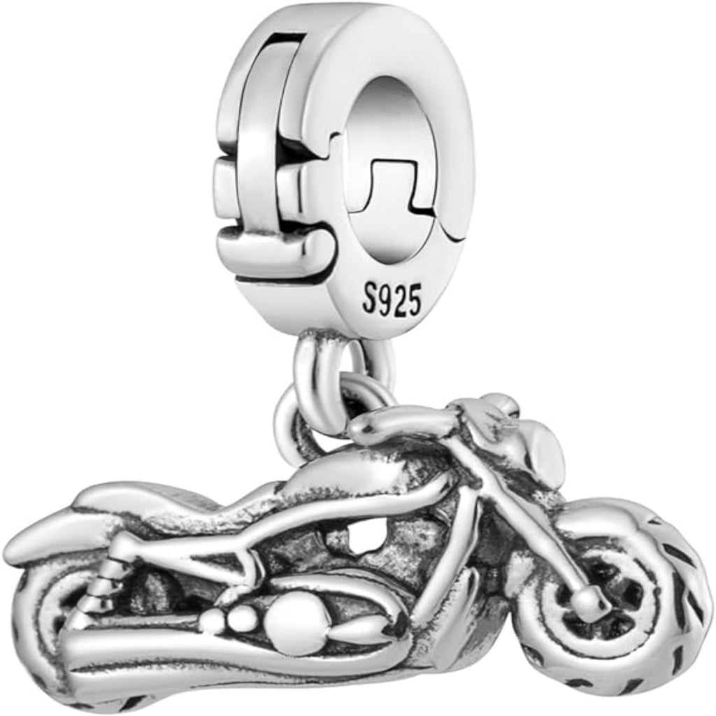 Motorcycle Pendant Bead Charm - Bolenvi Pandora Disney Chamilia Cartier Tiffany Charm Bead Bracelet Jewelry 