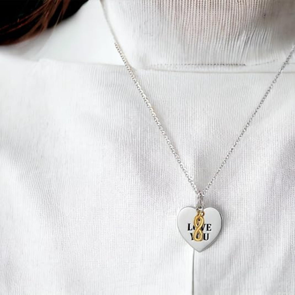 I Love You, Happy Anniversary Necklace - Bolenvi Pandora Disney Chamilia Cartier Tiffany Charm Bead Bracelet Jewelry 