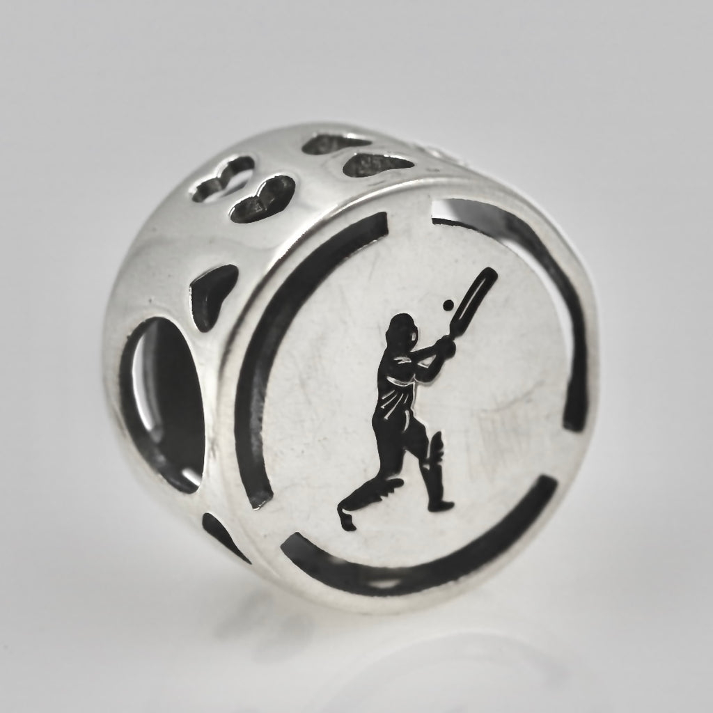 Cricket Sport Pendant Bead Charm - Bolenvi Pandora Disney Chamilia Cartier Tiffany Charm Bead Bracelet Jewelry 