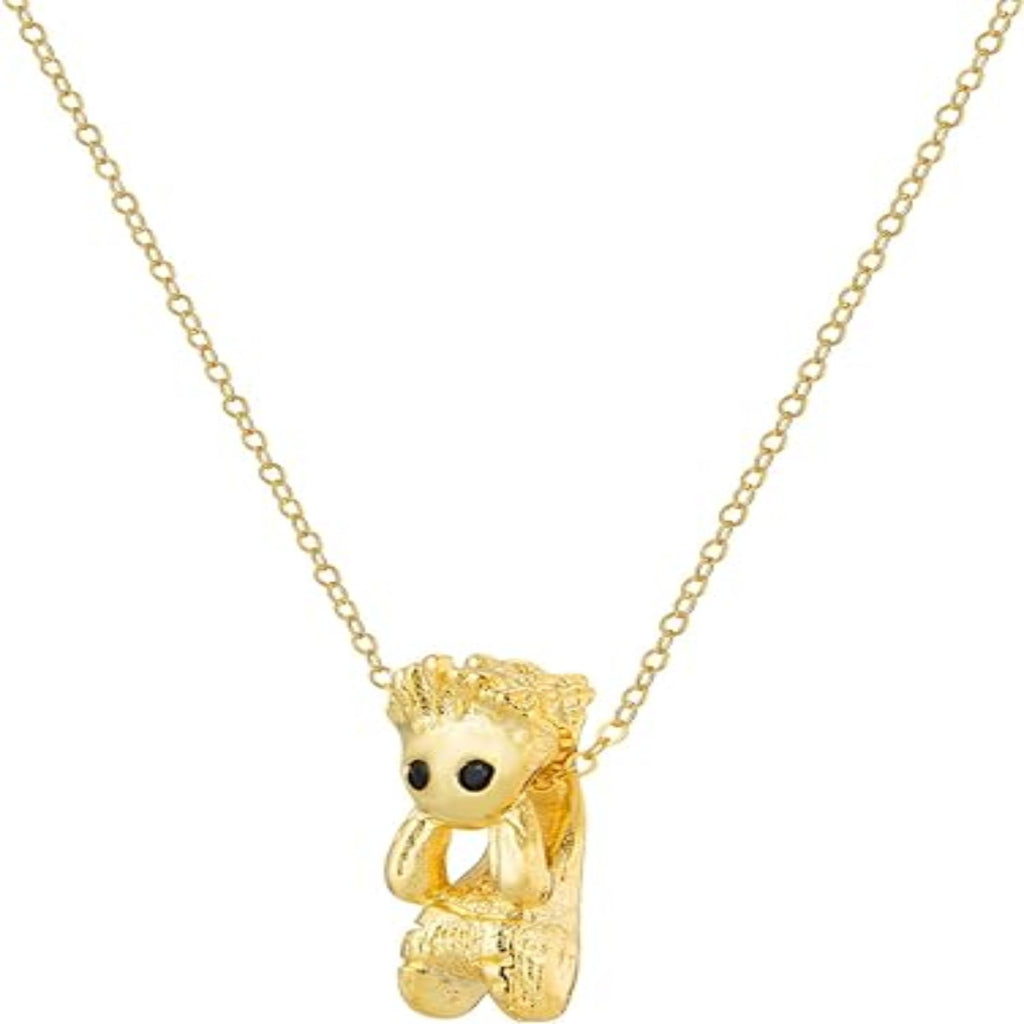 Bolenvi Cute Dangling Groot Pendant Necklace Jewelry on 925 Sterling Silver Adjustable Chain - Bolenvi Pandora Disney Chamilia Cartier Tiffany Charm Bead Bracelet Jewelry 