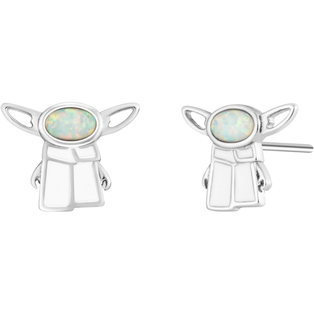 Magdalena Baby Yoda Stud Earrings - Bolenvi Pandora Disney Chamilia Cartier Tiffany Charm Bead Bracelet Jewelry 