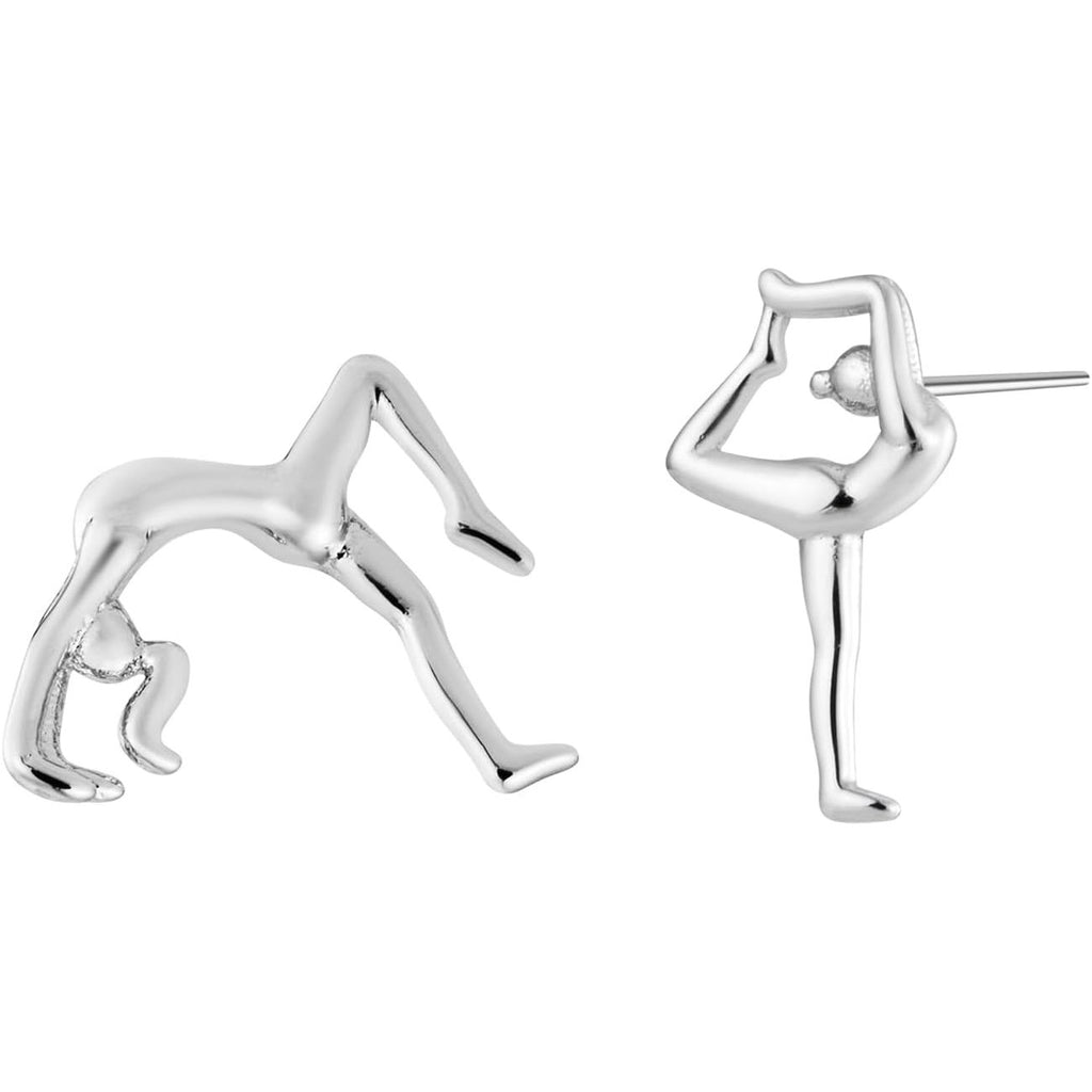 Yoga Mismatch Stud Earrings - Bolenvi Pandora Disney Chamilia Cartier Tiffany Charm Bead Bracelet Jewelry 