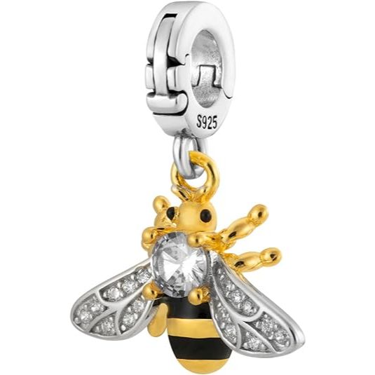 Bee Bead Charm - Bolenvi Pandora Disney Chamilia Cartier Tiffany Charm Bead Bracelet Jewelry 