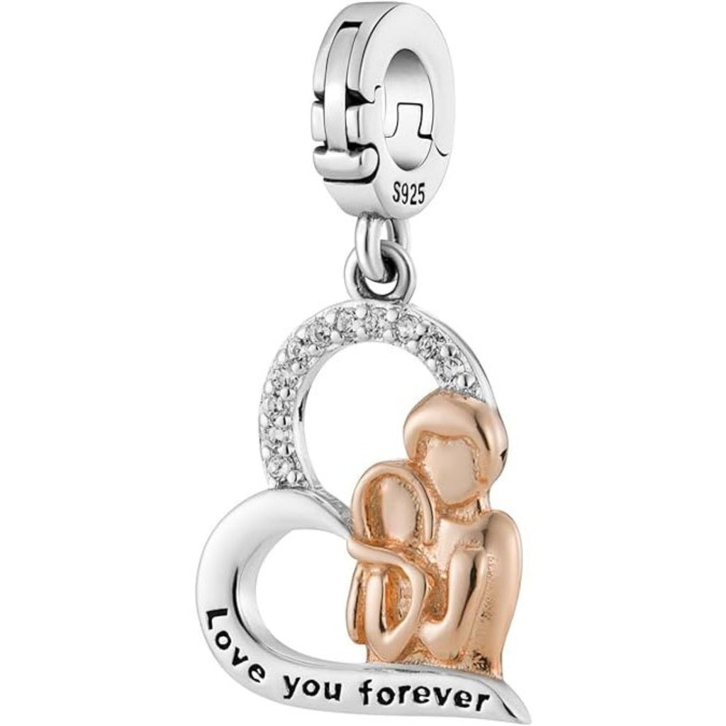 Married Couple Bead Charm - Bolenvi Pandora Disney Chamilia Cartier Tiffany Charm Bead Bracelet Jewelry 