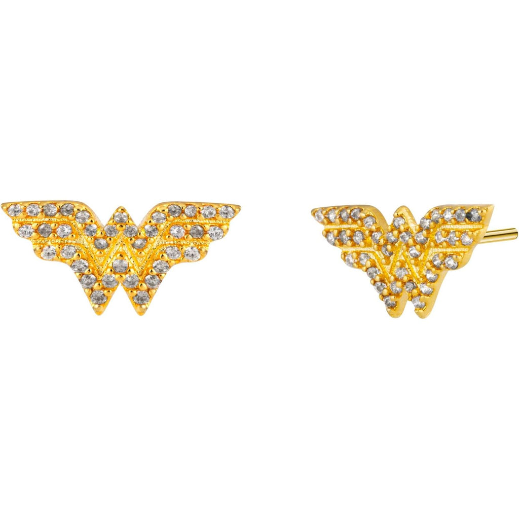 Hero Woman Stud Earrings - Bolenvi Pandora Disney Chamilia Cartier Tiffany Charm Bead Bracelet Jewelry 