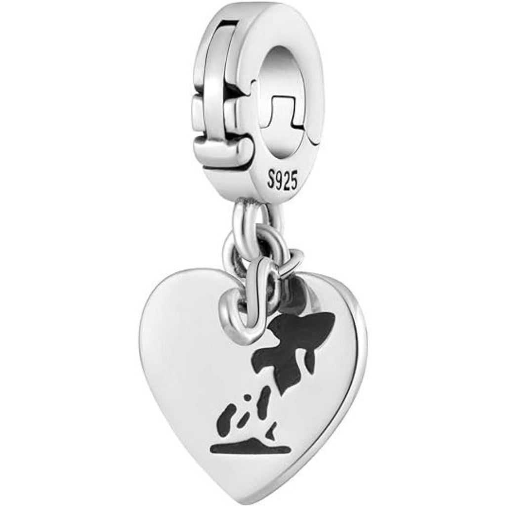 Fish Cat Swim Heart Infinity Bead Charm - Bolenvi Pandora Disney Chamilia Cartier Tiffany Charm Bead Bracelet Jewelry 