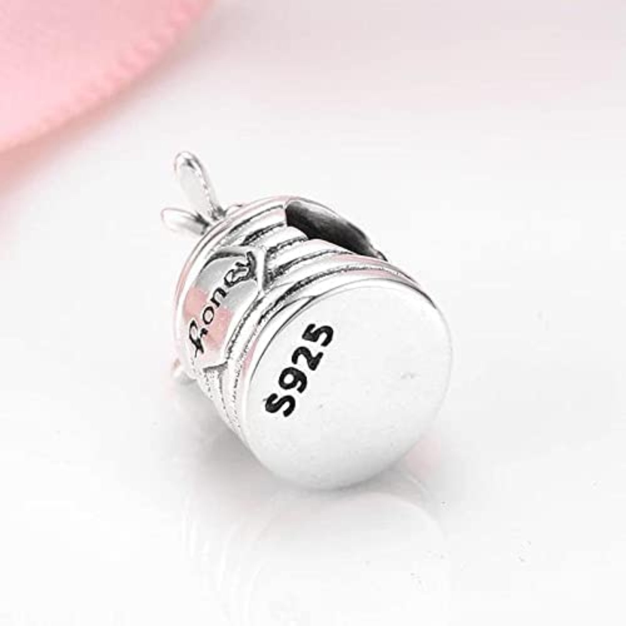 Honey Pot Sterling Silver Bead Charm
