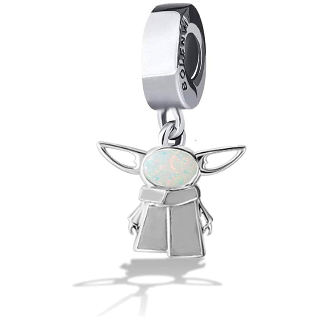 Opal Baby Sterling Silver Dangle Pendant Bead Charm - Bolenvi Pandora Disney Chamilia Jewelry 