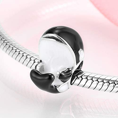 Orca Whale Dolphin Charm Sterling Silver Bead Charm - Bolenvi Pandora Disney Chamilia Cartier Tiffany Charm Bead Bracelet Jewelry 