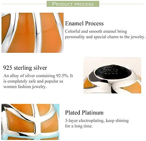 Lifelike Basketball Sterling Silver Bead Charm - Bolenvi Pandora Disney Chamilia Cartier Tiffany Charm Bead Bracelet Jewelry 