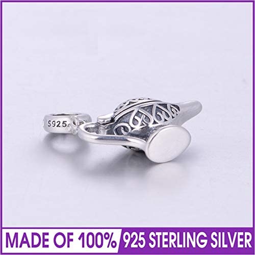 Magic Genie Lamp Sterling Silver Dangle Pendant Bead Charm - Bolenvi Pandora Disney Chamilia Cartier Tiffany Charm Bead Bracelet Jewelry 
