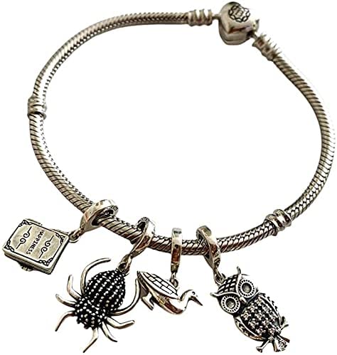 Black Widow Spider Sterling Silver Dangle Pendant Bead Charm - Bolenvi Pandora Disney Chamilia Jewelry 