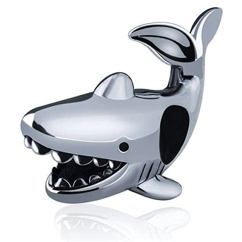 Great White Shark Sterling Silver Dangle Pendant Bead Charm - Bolenvi Pandora Disney Chamilia Jewelry 
