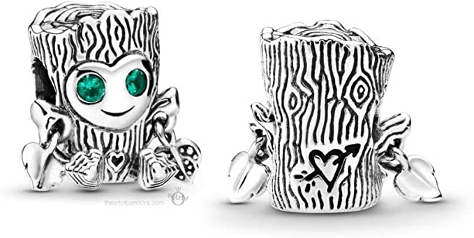 Sweet Tree Monster Sterling Silver Dangle Pendant Bead Charm - Bolenvi Pandora Disney Chamilia Jewelry 
