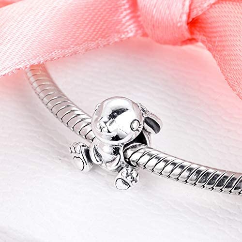 Bunny Rabbit Sterling Silver Bead Charm - Bolenvi Pandora Disney Chamilia Cartier Tiffany Charm Bead Bracelet Jewelry 