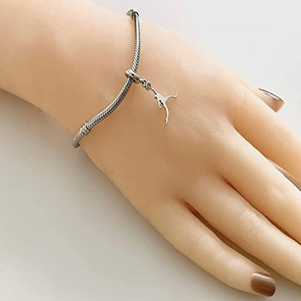 Basketball Slam Dunk Sports Collector Sterling Silver Dangle Pendant Bead Charm - Bolenvi Pandora Disney Chamilia Cartier Tiffany Charm Bead Bracelet Jewelry 