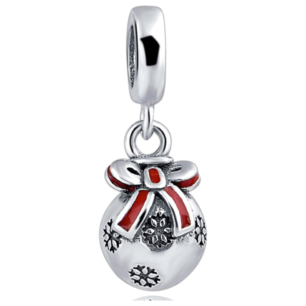 Christmas Tree Ornaments Sterling Silver Dangle Pendant Bead Charm - Bolenvi Pandora Disney Chamilia Jewelry 