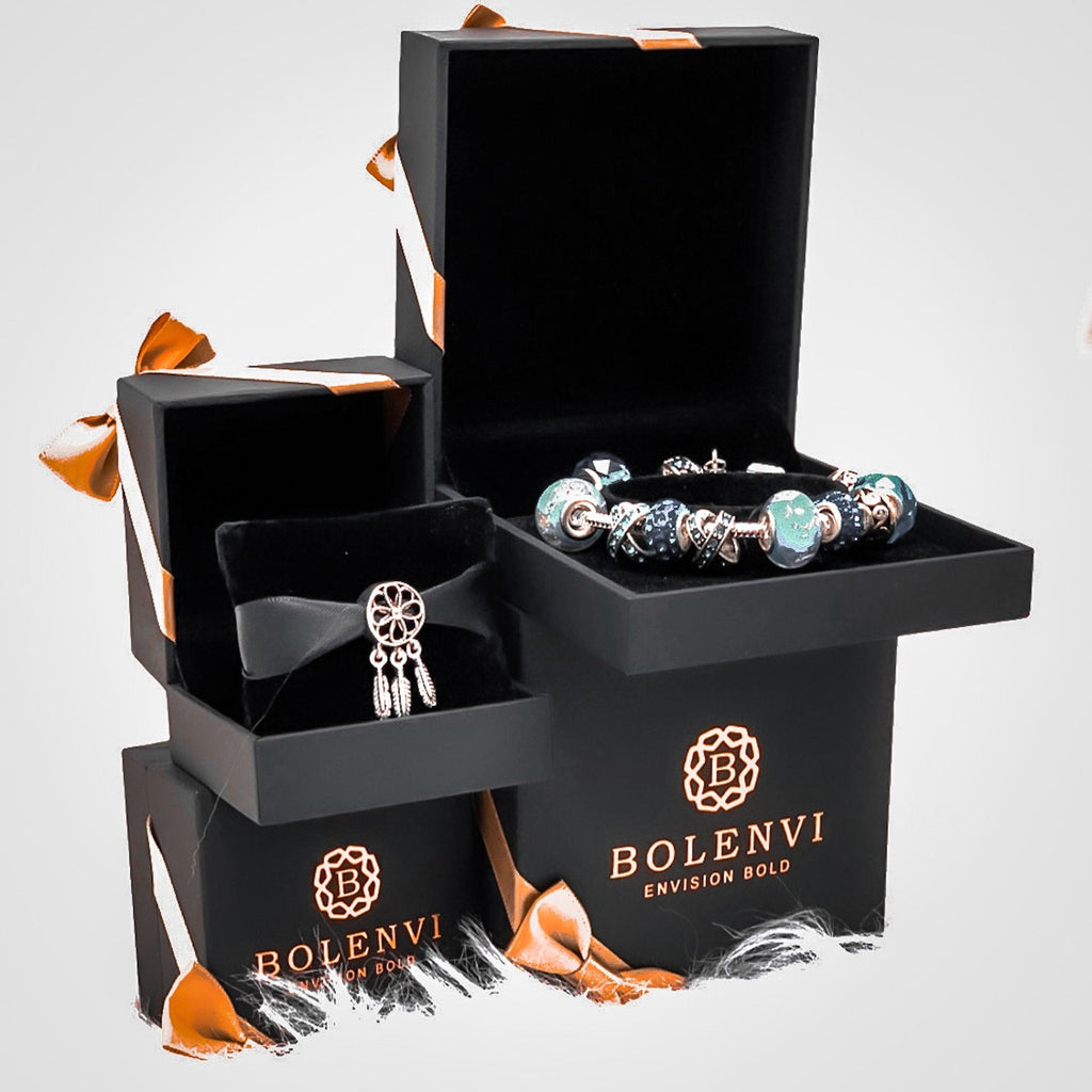 Bolenvi Luxury Gift Packaging Set - Bolenvi Pandora Disney Chamilia Jewelry 