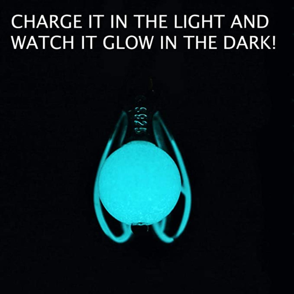 Luminous Firefly Glow in The Dark Sterling Silver Dangle Pendant Bead Charm - Bolenvi Pandora Disney Chamilia Jewelry 