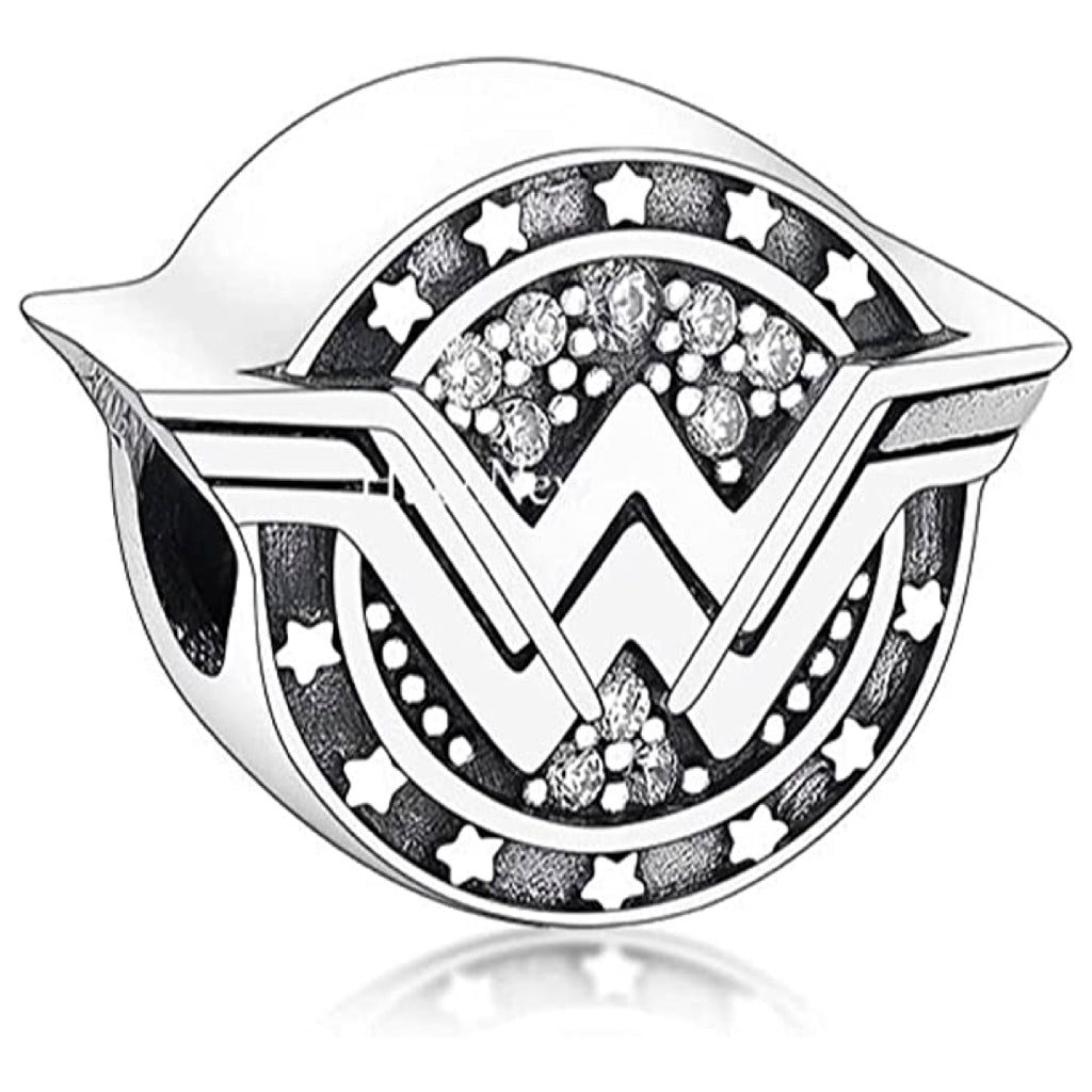 WonderWoman Wonder Woman Sterling Silver Bead Charm - Bolenvi Pandora Disney Chamilia Jewelry 