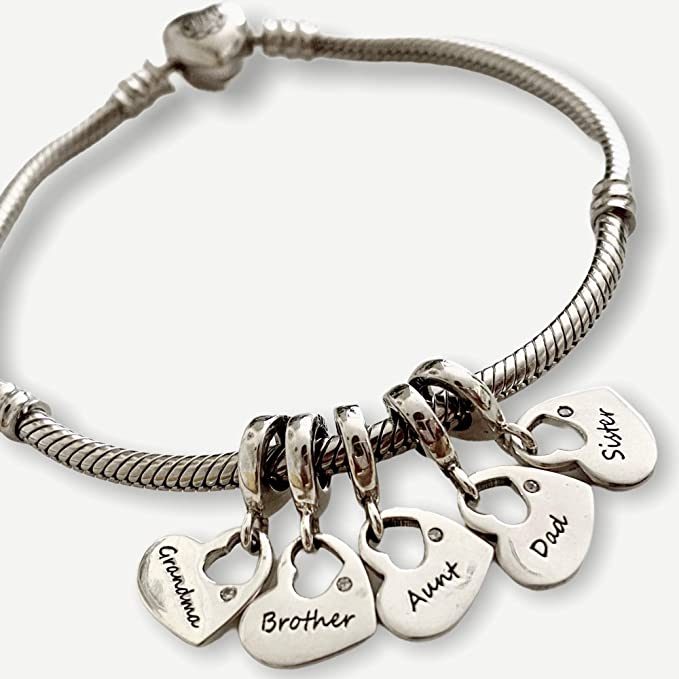 Auntie Jewelry|stainless Steel Auntie Charm Bracelet - Hapiship Link Chain  For Women
