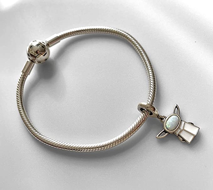 Opal Baby Sterling Silver Dangle Pendant Bead Charm - Bolenvi Pandora Disney Chamilia Jewelry 