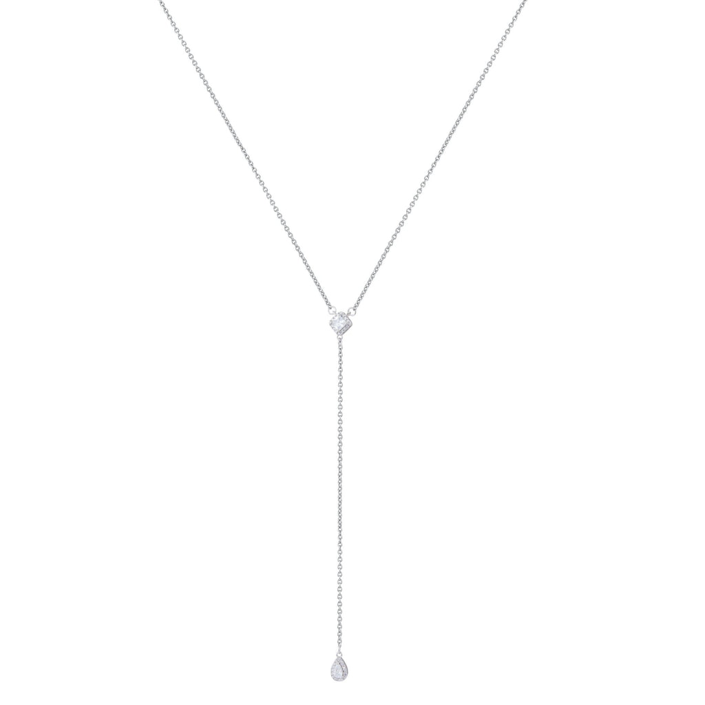 Classy Tear Drop Chain Necklace - Bolenvi Pandora Disney Chamilia Jewelry 